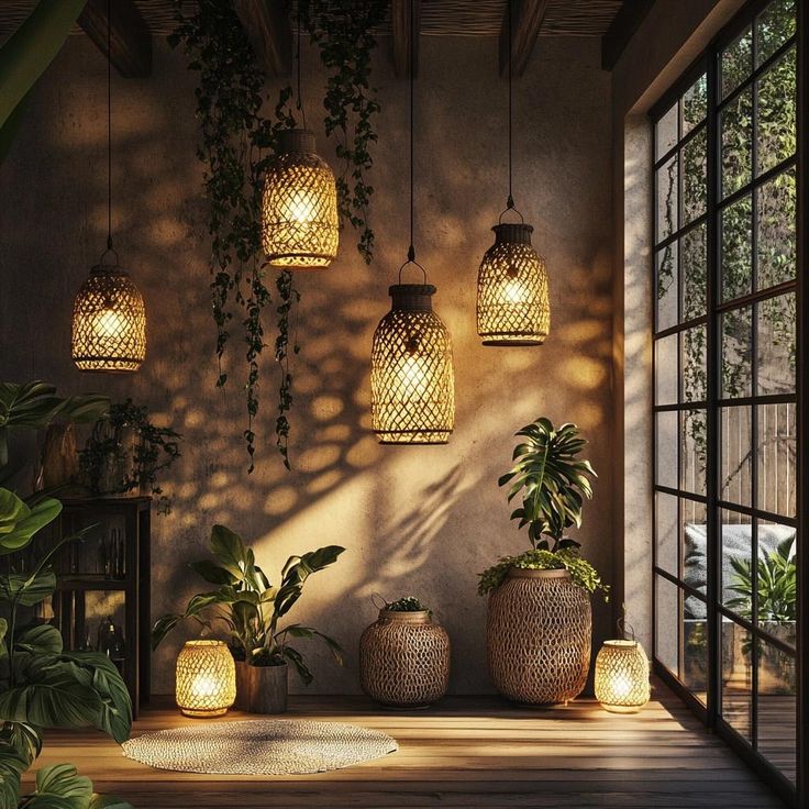 Luminárias rústicas_ 10 ideias encantadoras que transformam a iluminação dos ambientes_